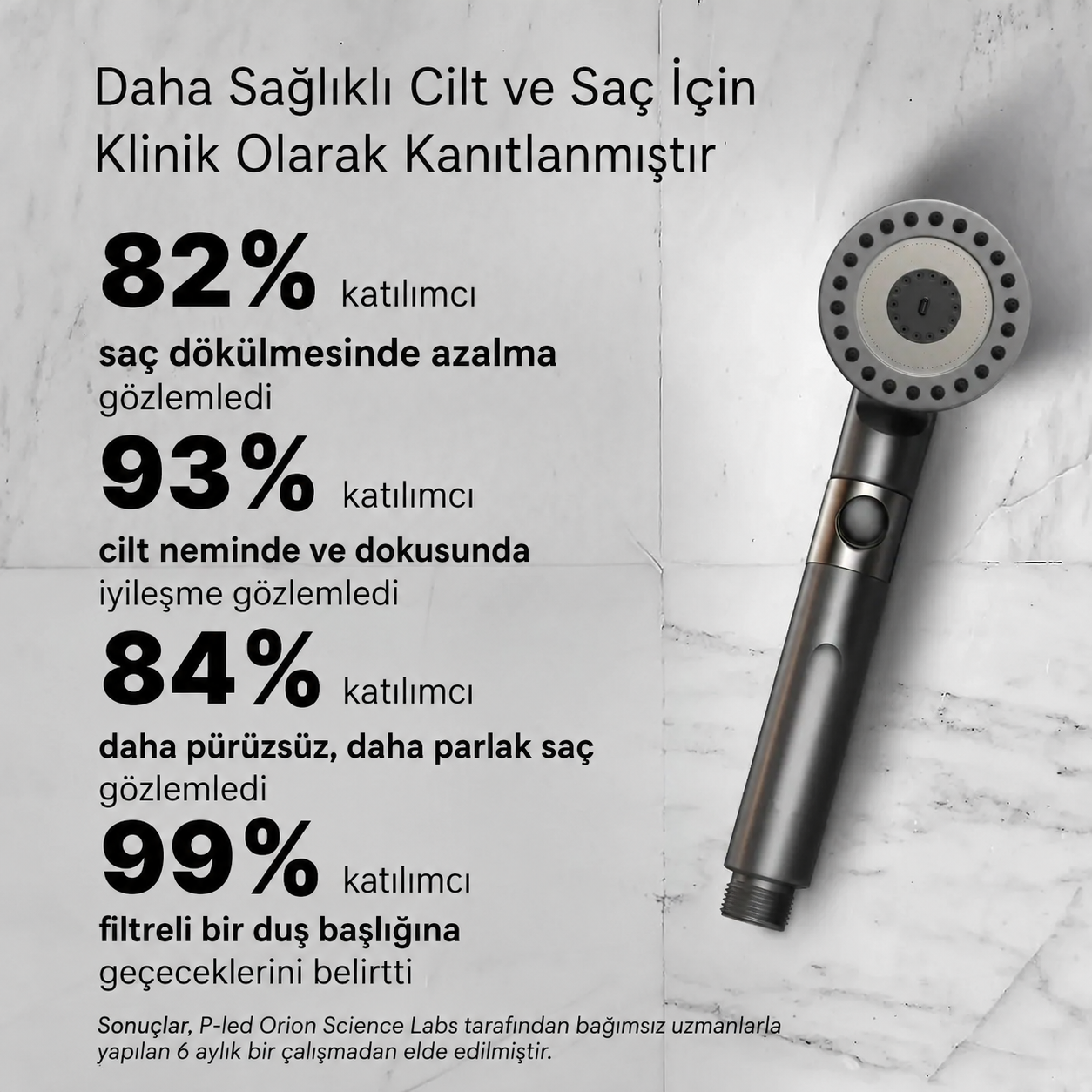 Filtreli Duş Başlığı